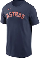 Jose Altuve Houston Astros Navy Blue Name And Number Short Sleeve Player T Shirt