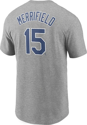 Whit Merrifield Kansas City Royals Name And Number Short Sleeve Player T Shirt