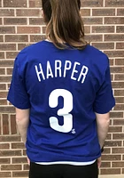 Bryce Harper Philadelphia Phillies Name And Number Short Sleeve Player T Shirt