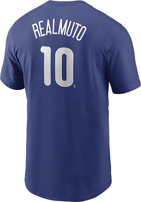 JT Realmuto Philadelphia Phillies Blue Name Number Short Sleeve Player T Shirt