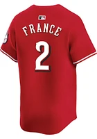 Ty France Nike Cincinnati Reds Mens Red Alt Limited Baseball Jersey