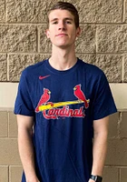 Paul Goldschmidt St Louis Cardinals Navy Blue Name And Number Short Sleeve Player T Shirt