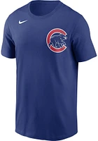 David Bote Chicago Cubs Blue Name Number Short Sleeve Player T Shirt