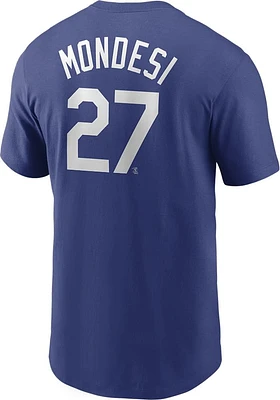 Adalberto Mondesi Kansas City Royals Blue Name Number Short Sleeve Player T Shirt