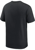 Nike Pittsburgh Steelers Black Historic Tri-Blend Short Sleeve Fashion T Shirt