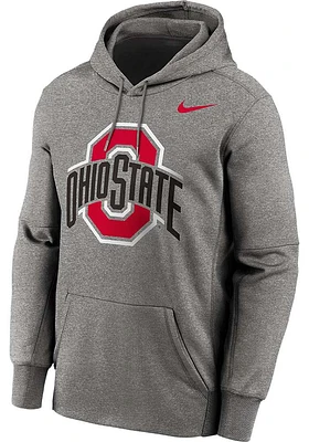 Nike Ohio State Buckeyes Mens Primary Logo Therma Hood