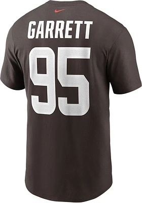 Myles Garrett Cleveland Browns Brown Primetime Short Sleeve Player T Shirt