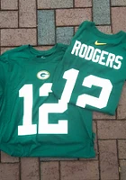 Aaron Rodgers Green Bay Packers Primetime Short Sleeve Player T Shirt