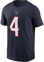 Deshaun Watson Houston Texans Navy Blue Primetime Short Sleeve Player T Shirt
