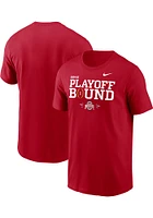 Nike Ohio State Buckeyes Red 2024 College Football Playoff Short Sleeve T Shirt