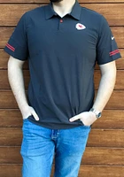 Nike Kansas City Chiefs Mens Grey Sideline Short Sleeve Polo