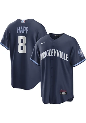 Ian Happ Chicago Cubs Mens Replica City Connect Jersey - Blue
