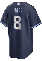 Ian Happ Chicago Cubs Mens Replica City Connect Jersey - Blue