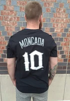 Yoan Moncada Chicago White Sox Black City Connect Short Sleeve Player T Shirt