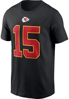 Patrick Mahomes Kansas City Chiefs Black Primetime Short Sleeve Player T Shirt