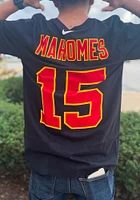 Patrick Mahomes Kansas City Chiefs Black Primetime Short Sleeve Player T Shirt