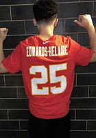 Clyde Edwards-Helaire Kansas City Chiefs Red Name Number Short Sleeve Player T Shirt