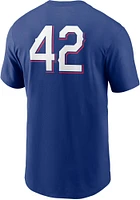Jackie Robinson Texas Rangers Blue Team 42 Short Sleeve Player T Shirt