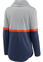 Nike Detroit Tigers Womens Grey Cowl Crew Sweatshirt