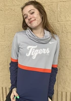 Nike Detroit Tigers Womens Grey Cowl Crew Sweatshirt