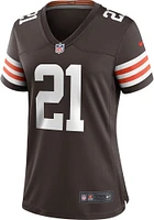 Denzel Ward  Nike Cleveland Browns Womens Brown Home Game Football Jersey