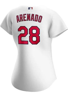Nolan Arenado St Louis Cardinals Womens Replica Home Jersey - White