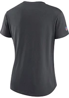 Nike Cincinnati Bengals Womens Charcoal Crucial Catch Short Sleeve T-Shirt