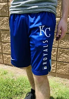 Nike Kansas City Royals Mens Blue Dry Training Shorts