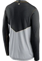 Nike Pittsburgh Pirates Mens Black Raglan Crew Long Sleeve Sweatshirt