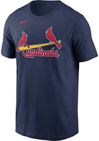 Nolan Arenado St Louis Cardinals Navy Blue Name And Number Short Sleeve Player T Shirt