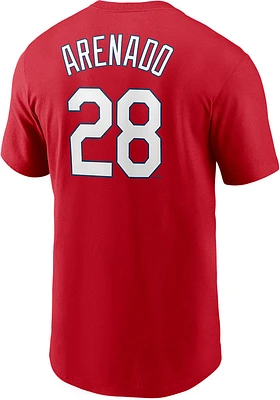 Nolan Arenado St Louis Cardinals Name Number Short Sleeve Player T Shirt