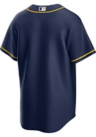 Milwaukee Brewers Mens Nike Replica Alt Jersey - Navy Blue