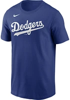 Los Angeles Dodgers Blue Nike Name And Number Short Sleeve Player T Shirt