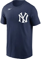 Derek Jeter New York Yankees Navy Blue Name And Number Short Sleeve Player T Shirt