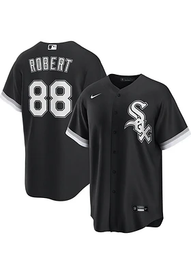 Luis Robert Chicago White Sox Mens Replica Alt Design Jersey - Black