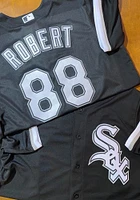 Luis Robert Chicago White Sox Mens Replica Alt Design Jersey - Black