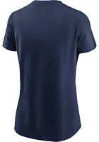 Nike Cleveland Guardians Womens Navy Blue Protect the Land Short Sleeve T-Shirt