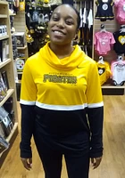 Nike Pittsburgh Pirates Womens Yellow Cowl Crew Sweatshirt