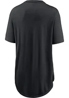 Nike Pittsburgh Pirates Womens Black Weekend Short Sleeve T-Shirt