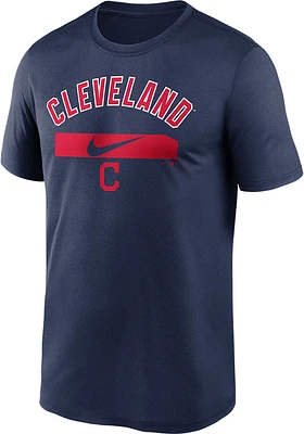 Nike Cleveland Guardians Navy Blue Icon Legend Short Sleeve T Shirt