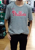 JT Realmuto Philadelphia Phillies Charcoal Name Number Short Sleeve Player T Shirt