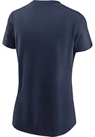 Nike St Louis Cardinals Womens Navy Blue Wordmark Short Sleeve T-Shirt