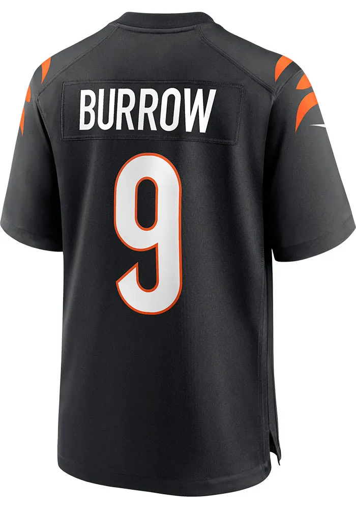 Joe Burrow  Nike Cincinnati Bengals Black Home Game Football Jersey