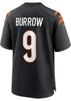 Joe Burrow  Nike Cincinnati Bengals Black Home Game Football Jersey