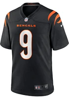 Joe Burrow  Nike Cincinnati Bengals Black Home Game Football Jersey