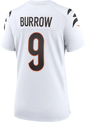 Joe Burrow  Nike Cincinnati Bengals Womens White Road Game Football Jersey