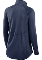 Nike Cleveland Guardians Womens Navy Blue Element Qtr Zip Pullover