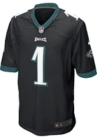 Jalen Hurts  Philadelphia Eagles Black Alternate Game Football Jersey