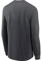 Nike Cleveland Browns Grey Team Name Color Bar Long Sleeve T Shirt