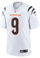 Joe Burrow  Nike Cincinnati Bengals White Road Game Football Jersey